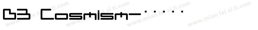 D3 Cosmism字体转换